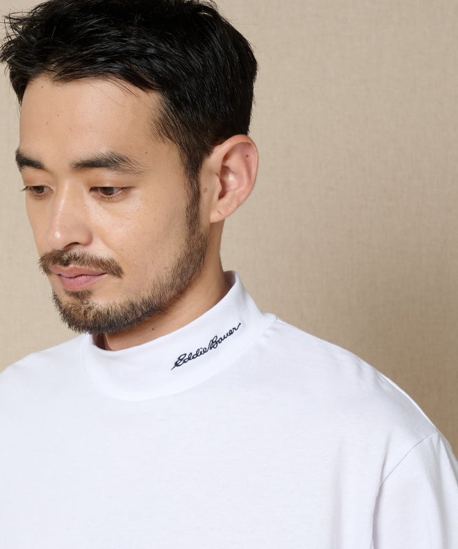 【通常配送】モックネック長袖Tシャツ/MOCK NECK LS TEE