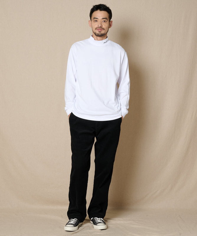 【通常配送】モックネック長袖Tシャツ/MOCK NECK LS TEE