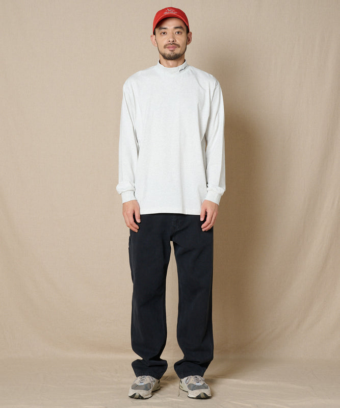 【通常配送】モックネック長袖Tシャツ/MOCK NECK LS TEE
