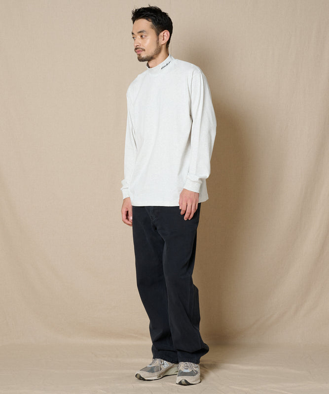 【通常配送】モックネック長袖Tシャツ/MOCK NECK LS TEE