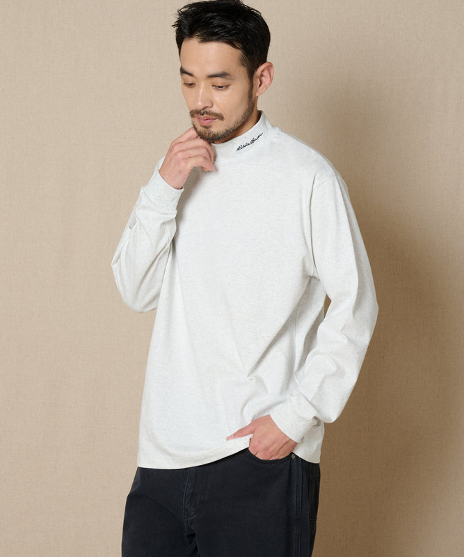 【通常配送】モックネック長袖Tシャツ/MOCK NECK LS TEE