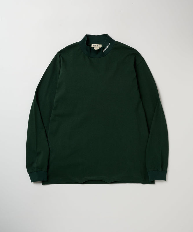 【通常配送】モックネック長袖Tシャツ/MOCK NECK LS TEE