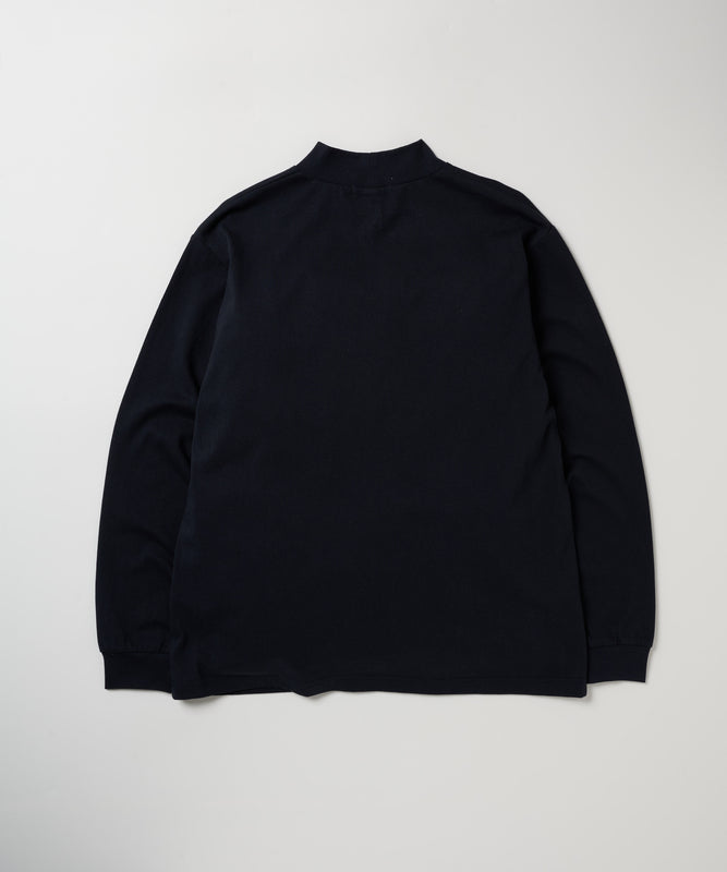 【通常配送】モックネック長袖Tシャツ/MOCK NECK LS TEE
