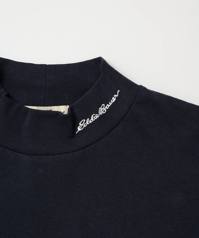 【通常配送】モックネック長袖Tシャツ/MOCK NECK LS TEE