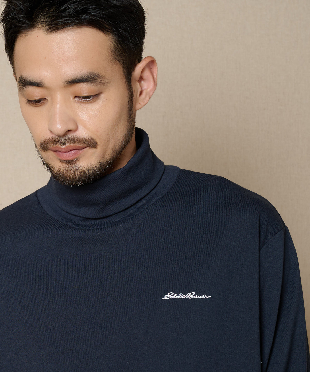 【通常配送】タートルネック長袖Tシャツ/TURTLE NECK LS TEE