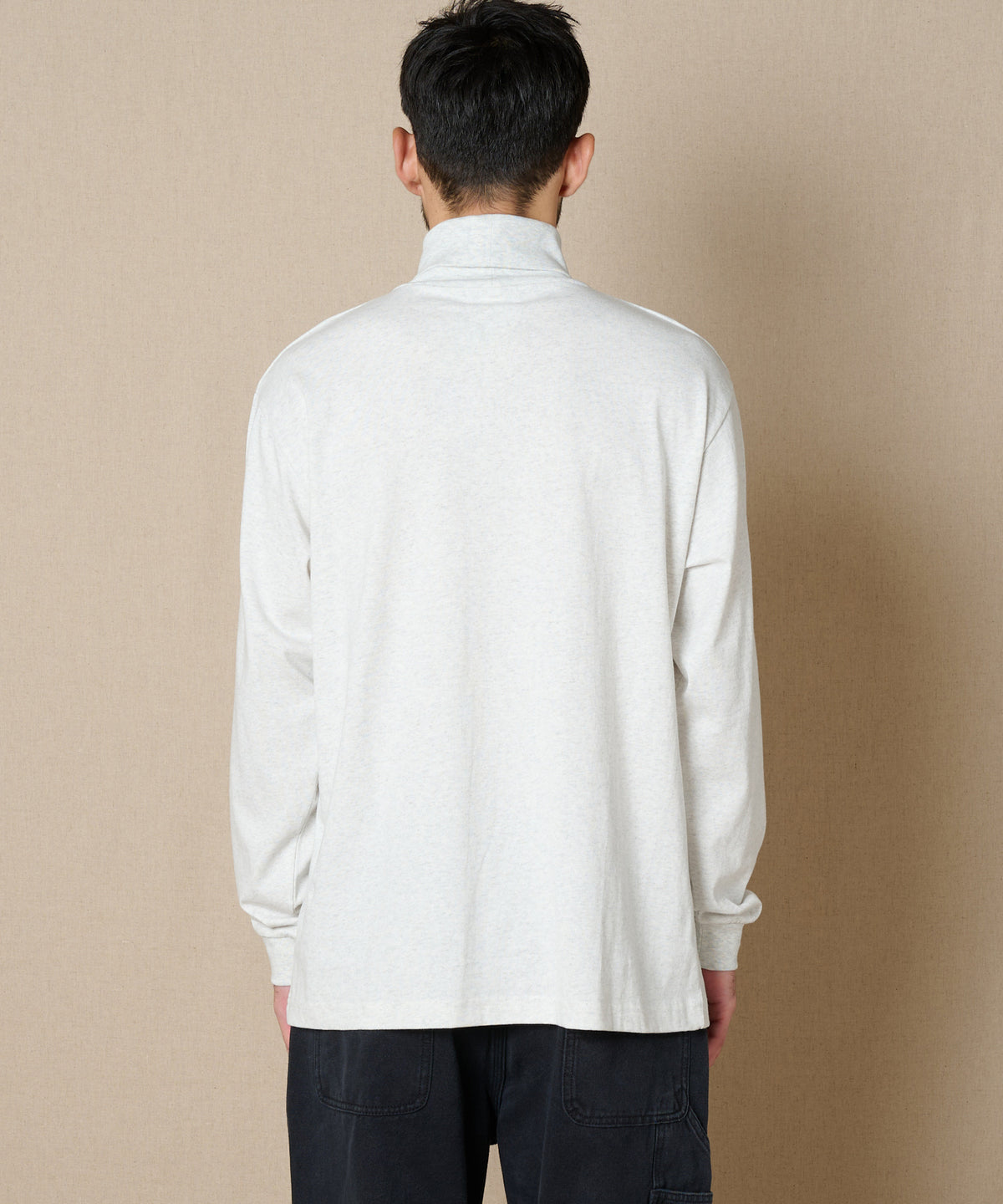 【通常配送】タートルネック長袖Tシャツ/TURTLE NECK LS TEE