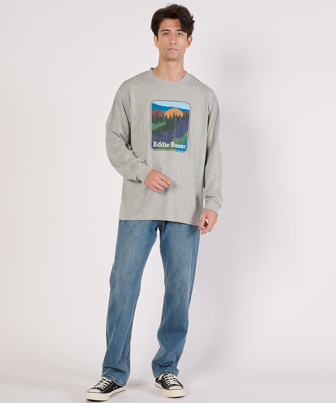 グラフィック長袖Tシャツ/GRAPHIC LS TEE