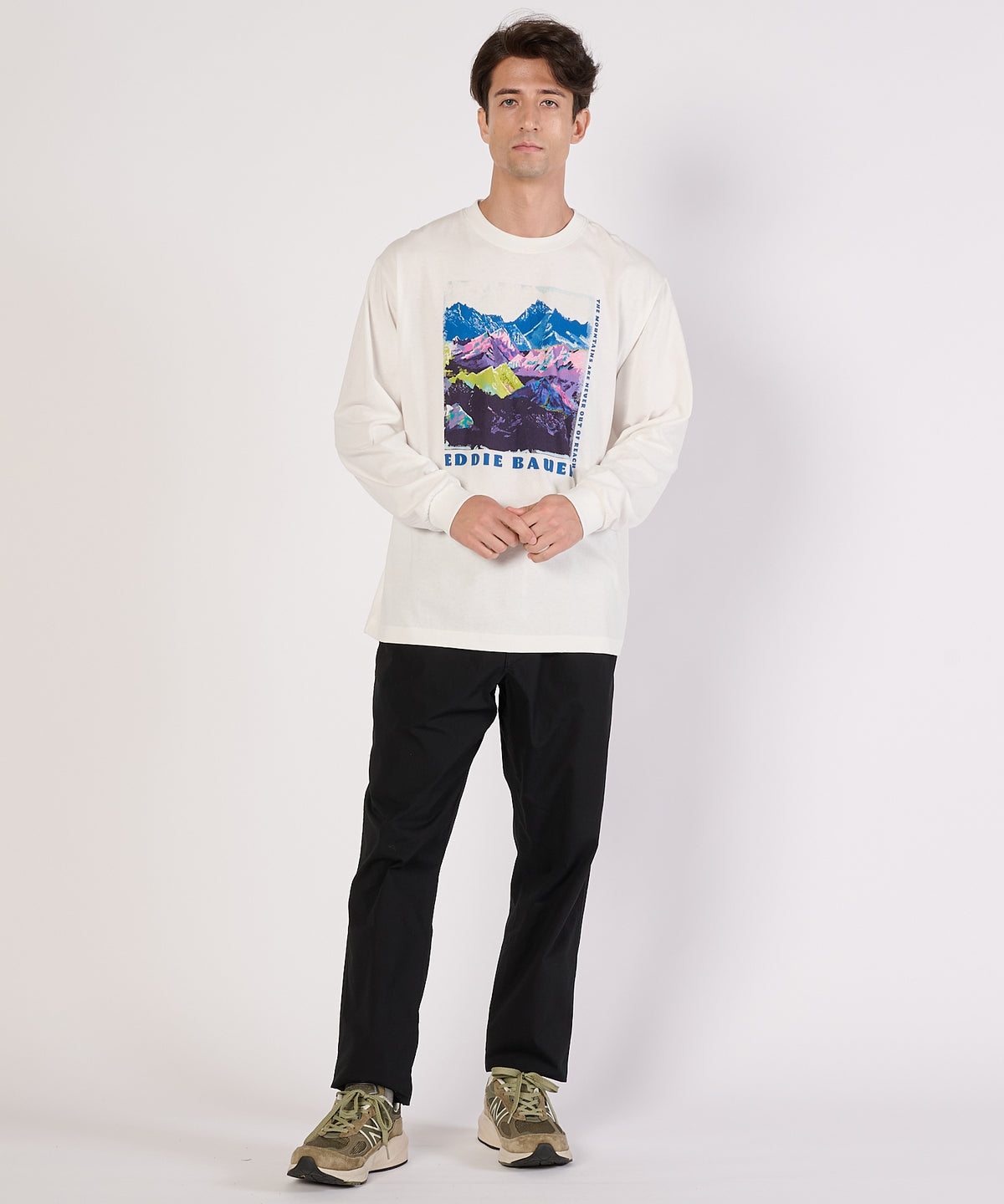 グラフィック長袖Tシャツ/GRAPHIC LS TEE