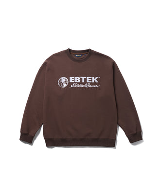 ロゴ刺繍テックジャージークルー/EBTEK LOGO EMB TECH JERSEY CREW