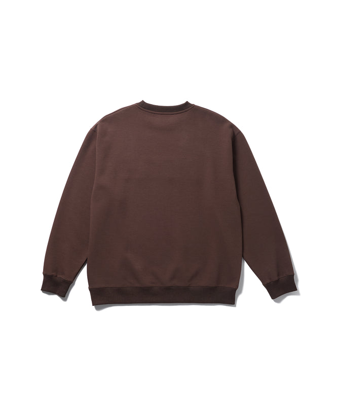 ロゴ刺繍テックジャージークルー/EBTEK LOGO EMB TECH JERSEY CREW