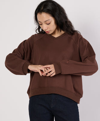 リラックスフィット長袖Vネックプルオーバー/RELAX FIT LS V-NECK PULLOVER