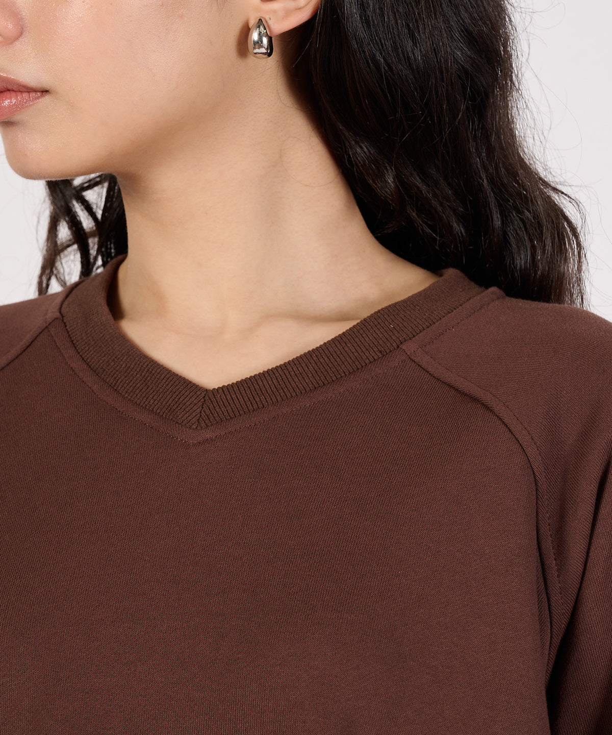 リラックスフィット長袖Vネックプルオーバー/RELAX FIT LS V-NECK PULLOVER