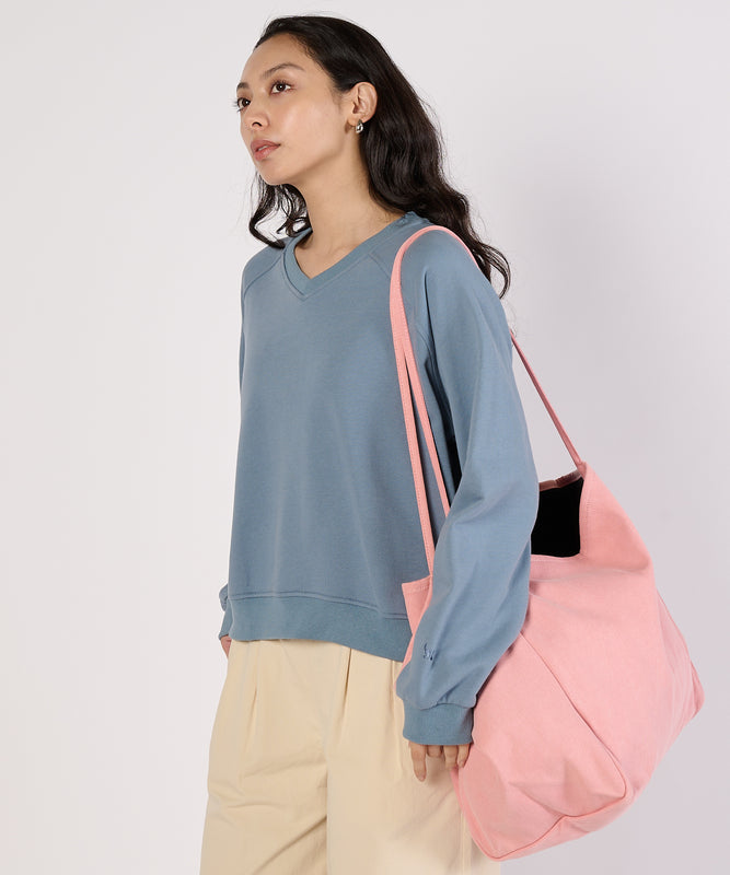 リラックスフィット長袖Vネックプルオーバー/RELAX FIT LS V-NECK PULLOVER