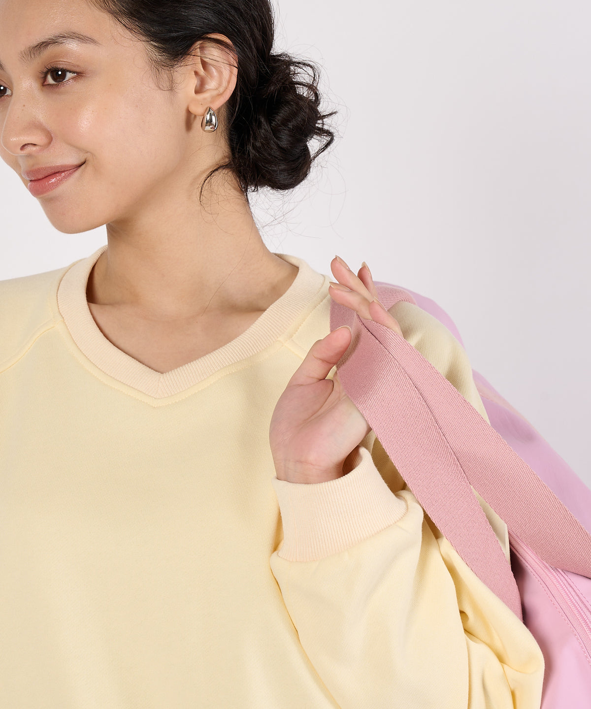 リラックスフィット長袖Vネックプルオーバー/RELAX FIT LS V-NECK PULLOVER