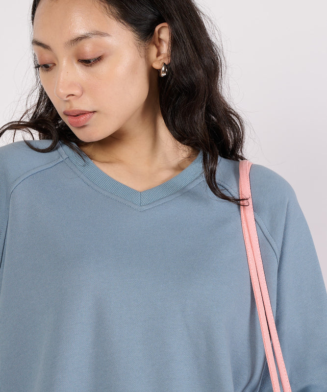 リラックスフィット長袖Vネックプルオーバー/RELAX FIT LS V-NECK PULLOVER