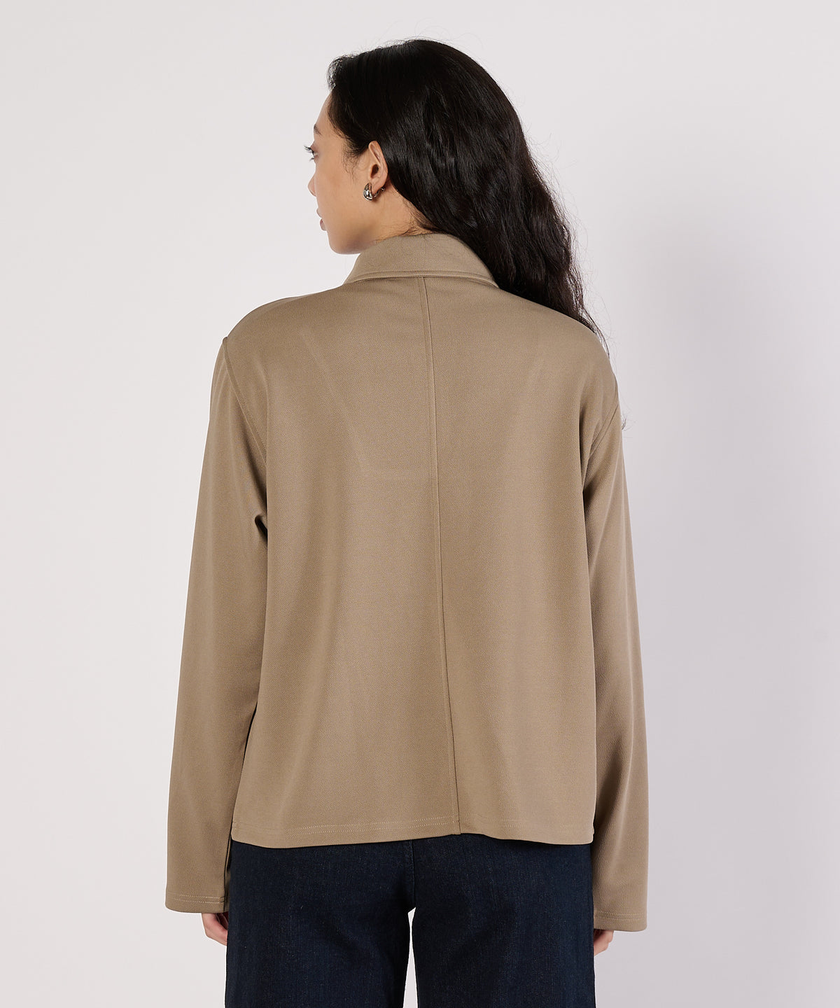リラックスジョニーカラートップス/RELAX JOHNNY COLLAR TOP