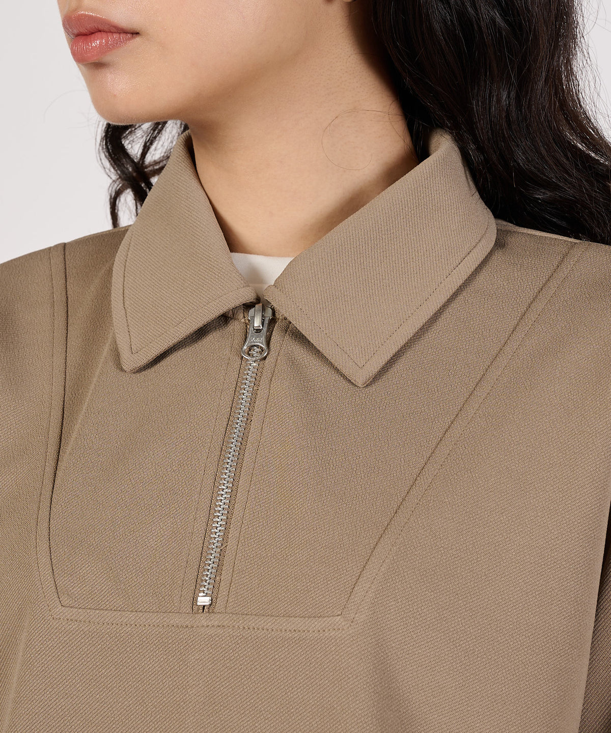 リラックスジョニーカラートップス/RELAX JOHNNY COLLAR TOP