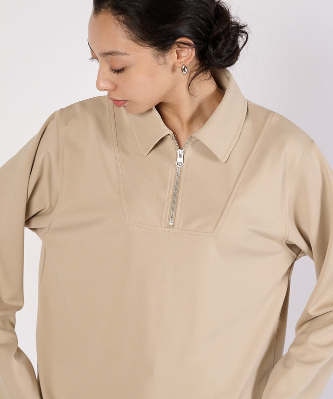 リラックスジョニーカラートップス/RELAX JOHNNY COLLAR TOP