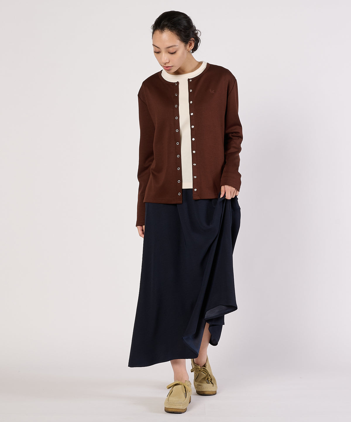 スナップカーディガン/SNAP CARDIGAN