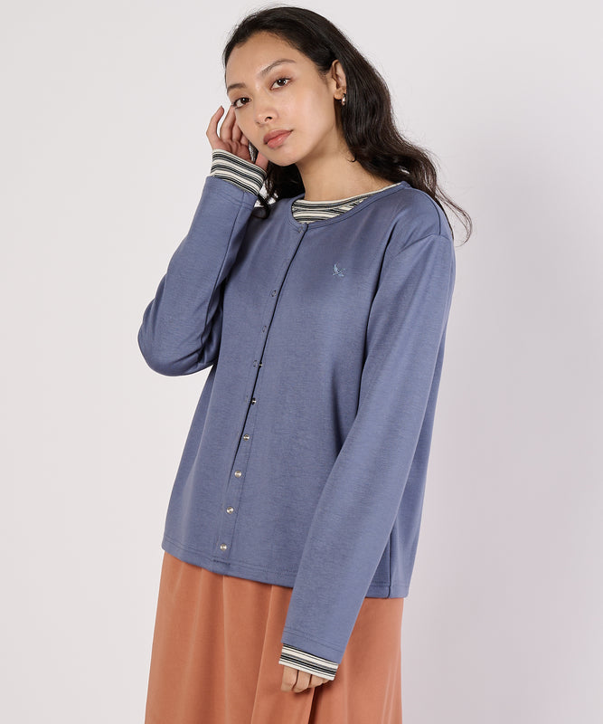 スナップカーディガン/SNAP CARDIGAN
