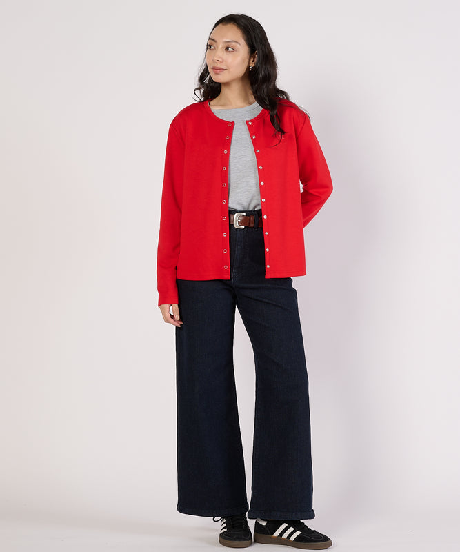 スナップカーディガン/SNAP CARDIGAN
