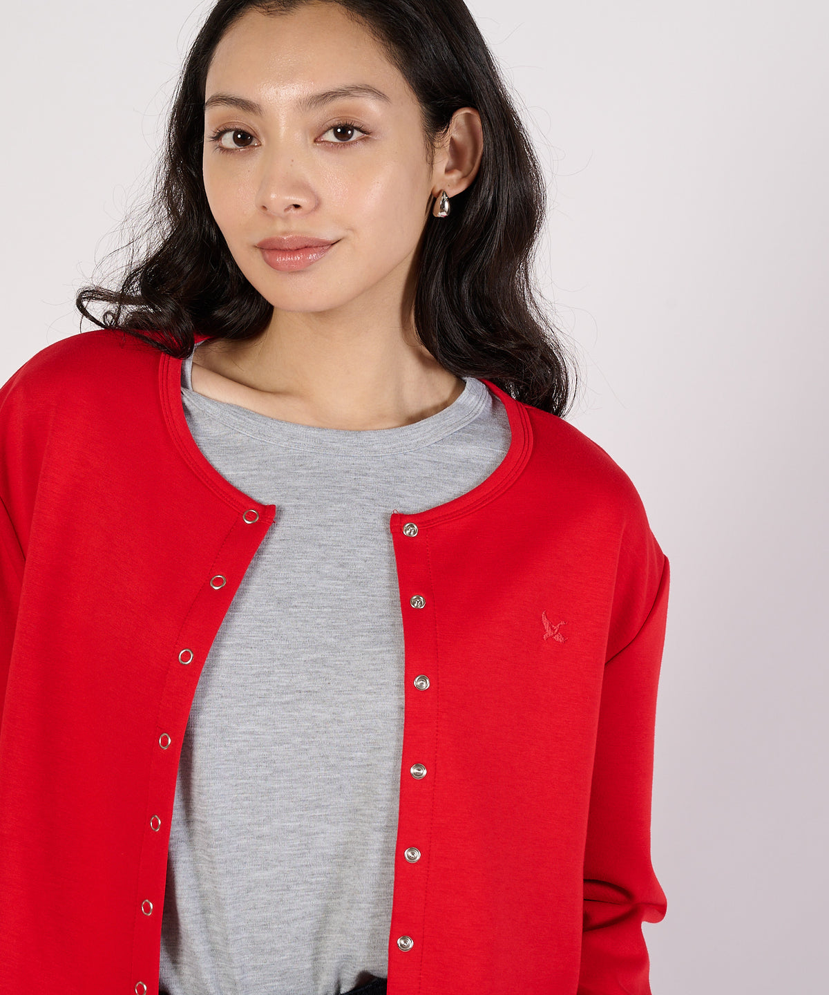 スナップカーディガン/SNAP CARDIGAN