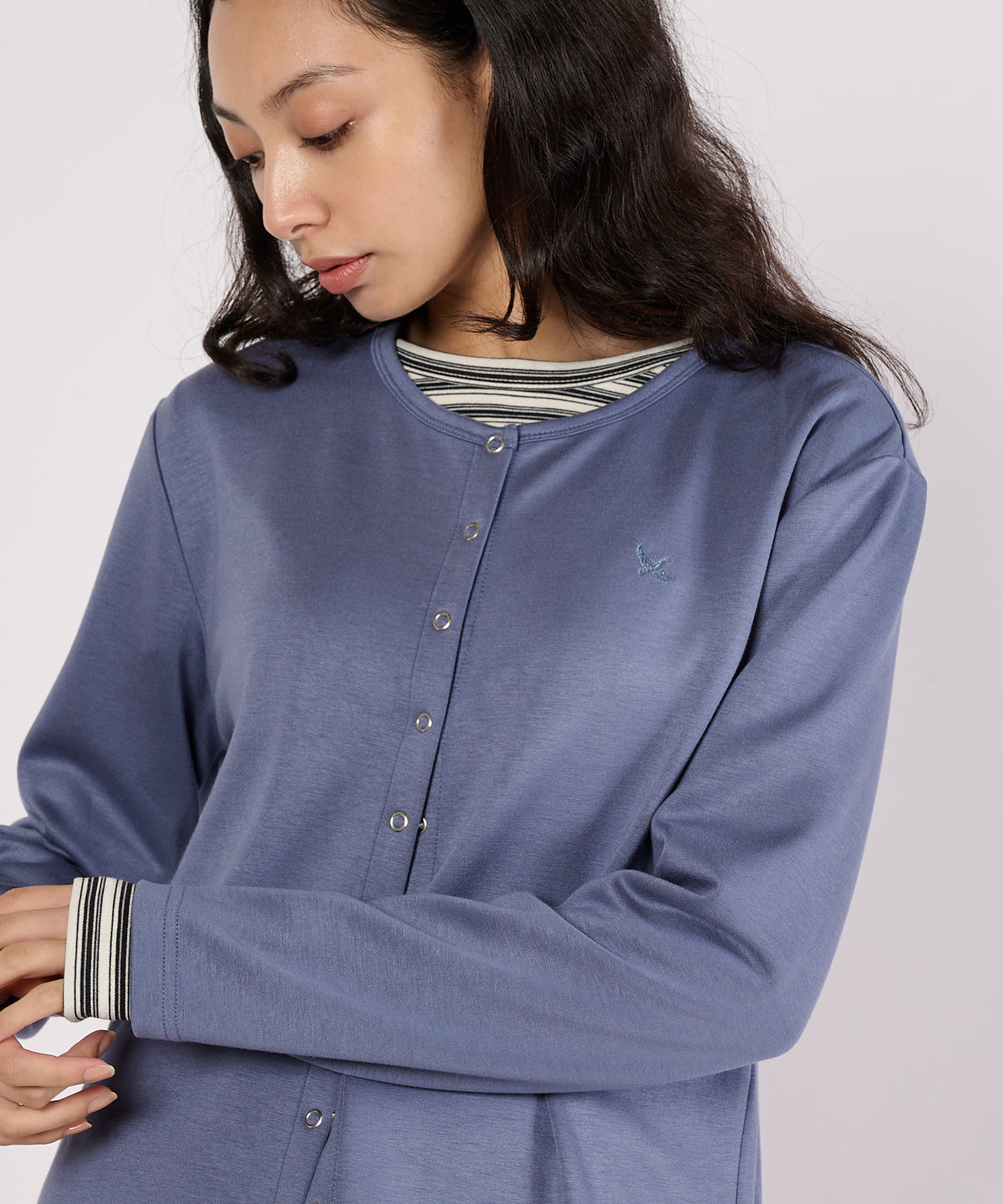 スナップカーディガン/SNAP CARDIGAN