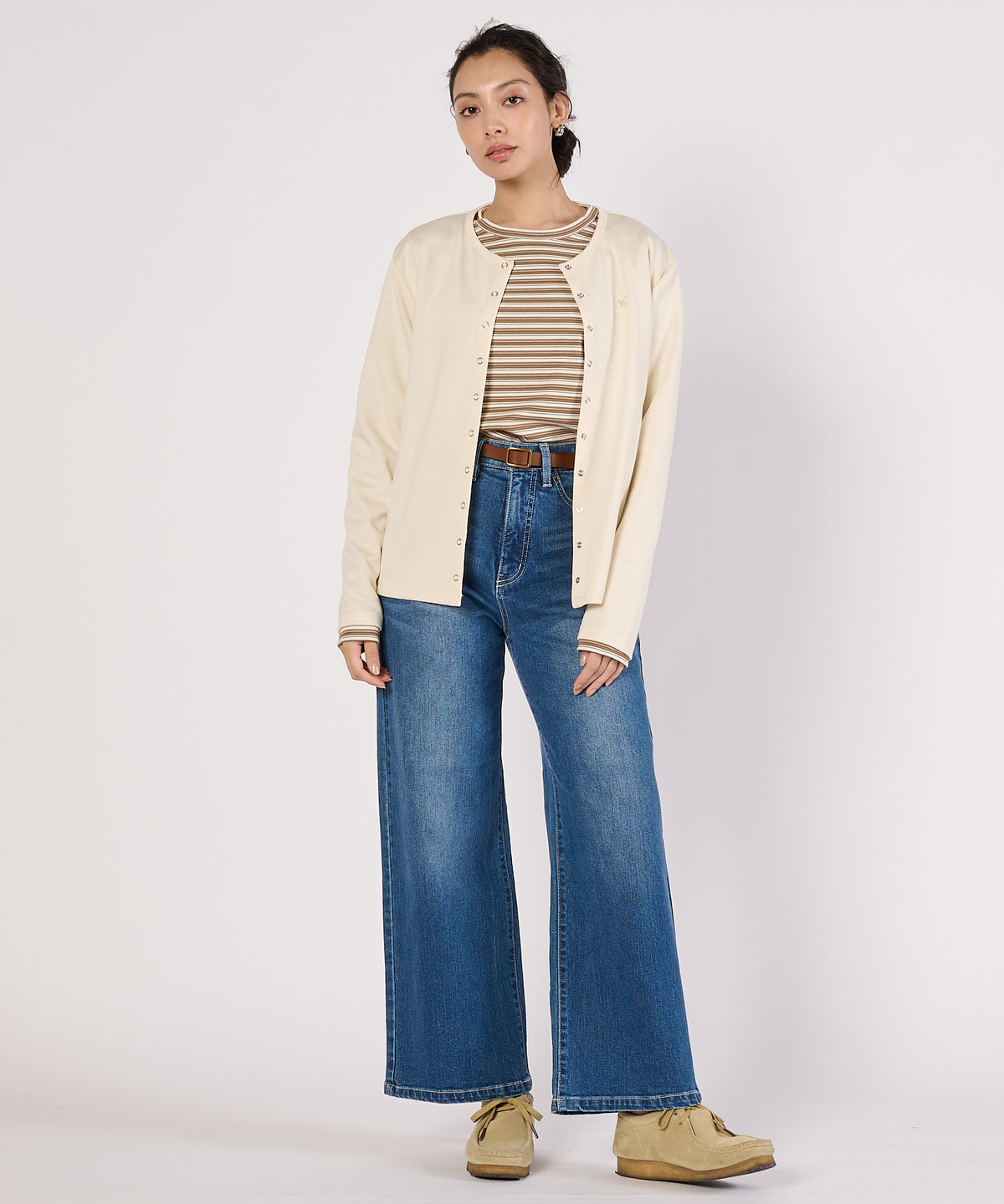 スナップカーディガン/SNAP CARDIGAN