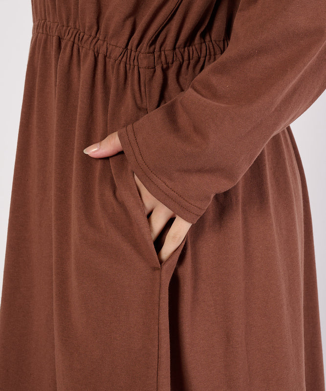 【通常配送】リラックスジャージーワンピース/RELAX JERSEY DRESS