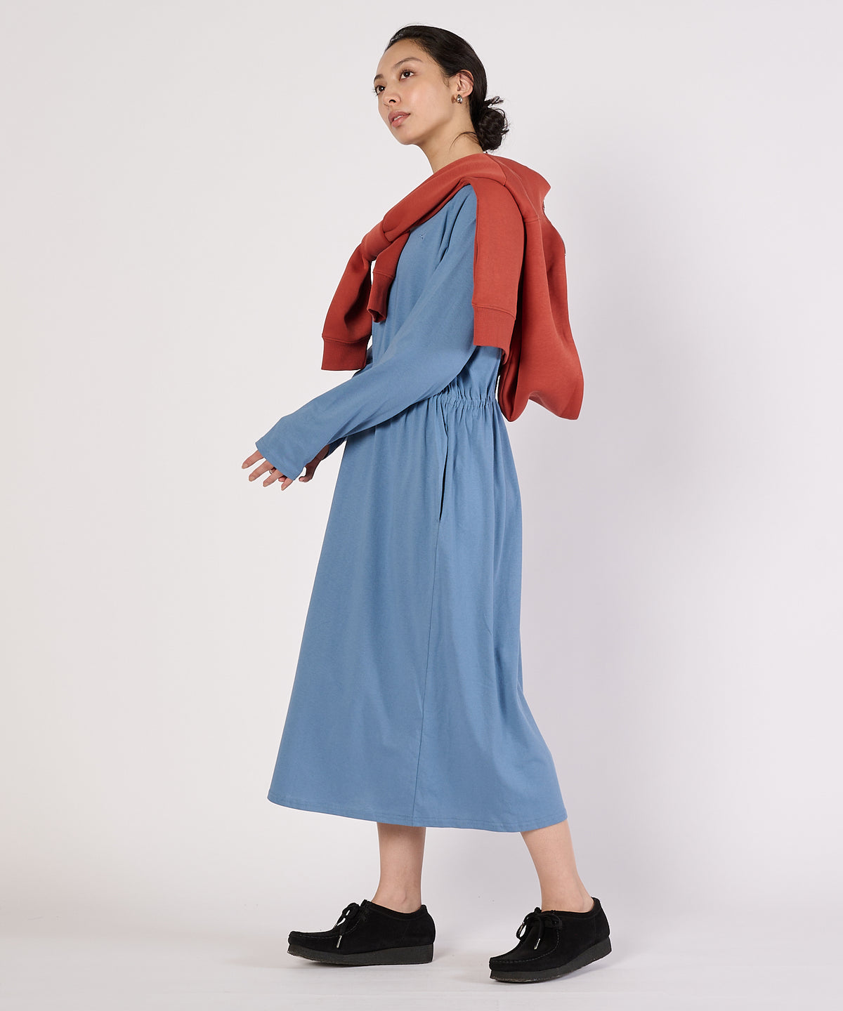 【通常配送】リラックスジャージーワンピース/RELAX JERSEY DRESS