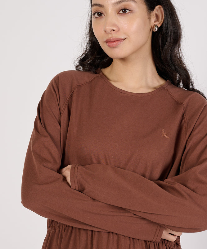 【通常配送】リラックスジャージーワンピース/RELAX JERSEY DRESS