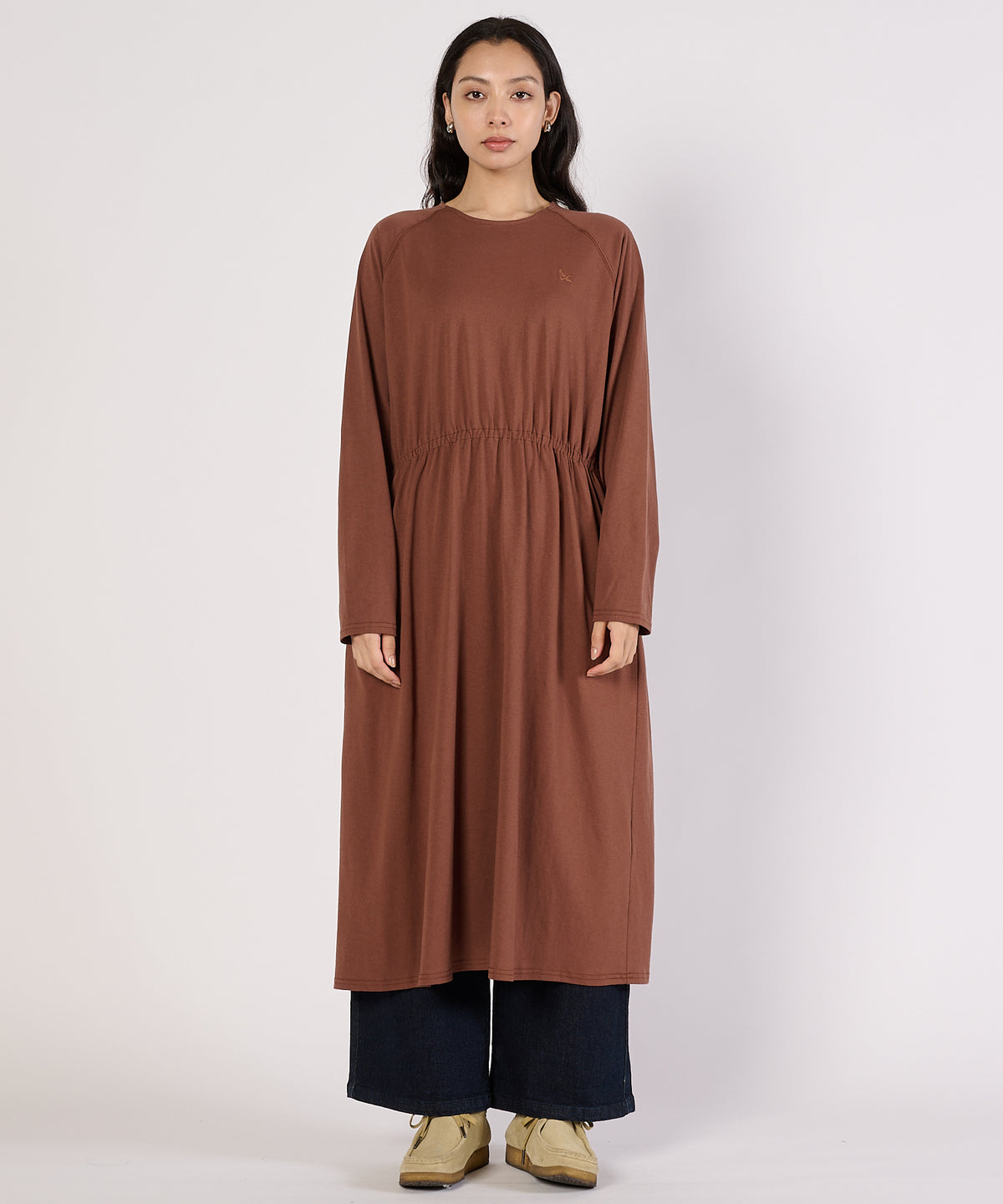 【通常配送】リラックスジャージーワンピース/RELAX JERSEY DRESS