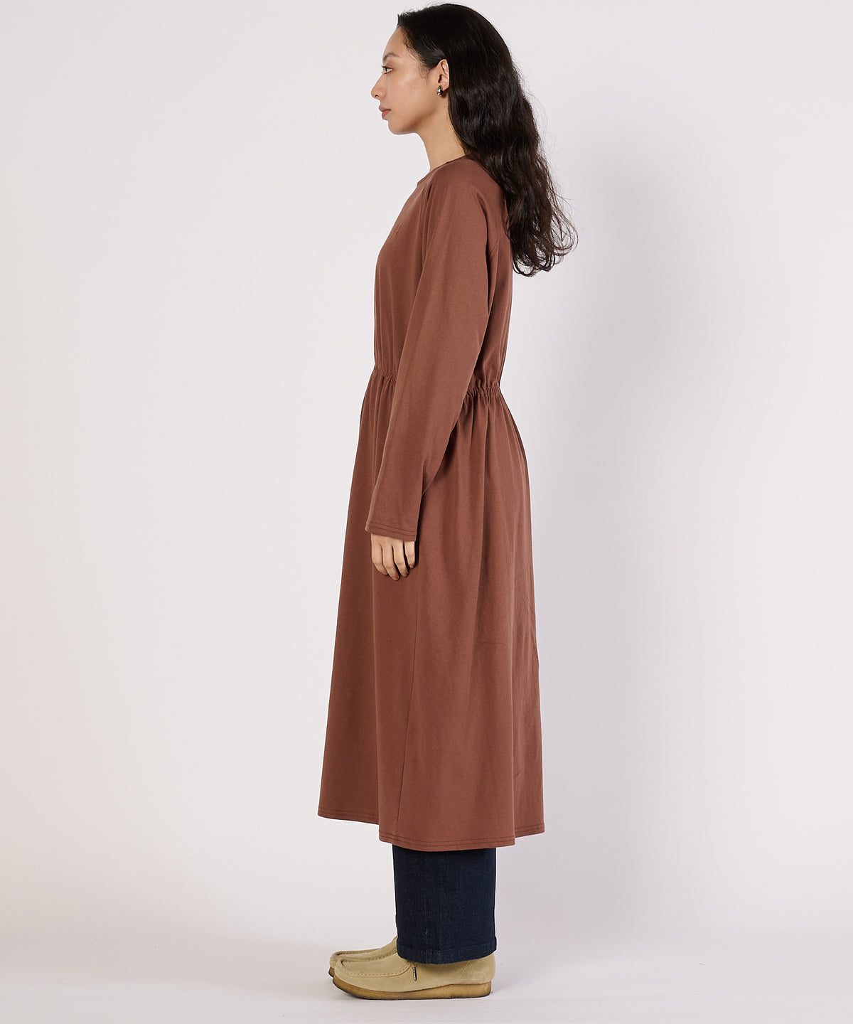 【通常配送】リラックスジャージーワンピース/RELAX JERSEY DRESS