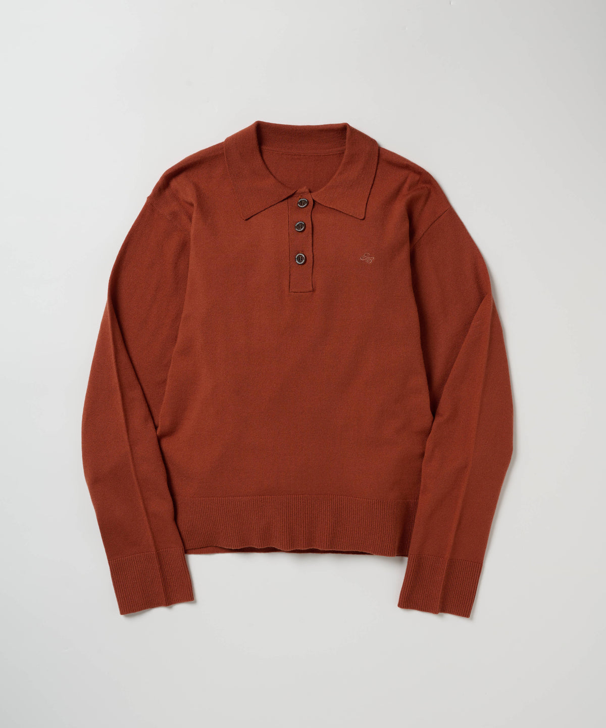 ニットポロプルオーバー/KNIT POLO PULLOVER