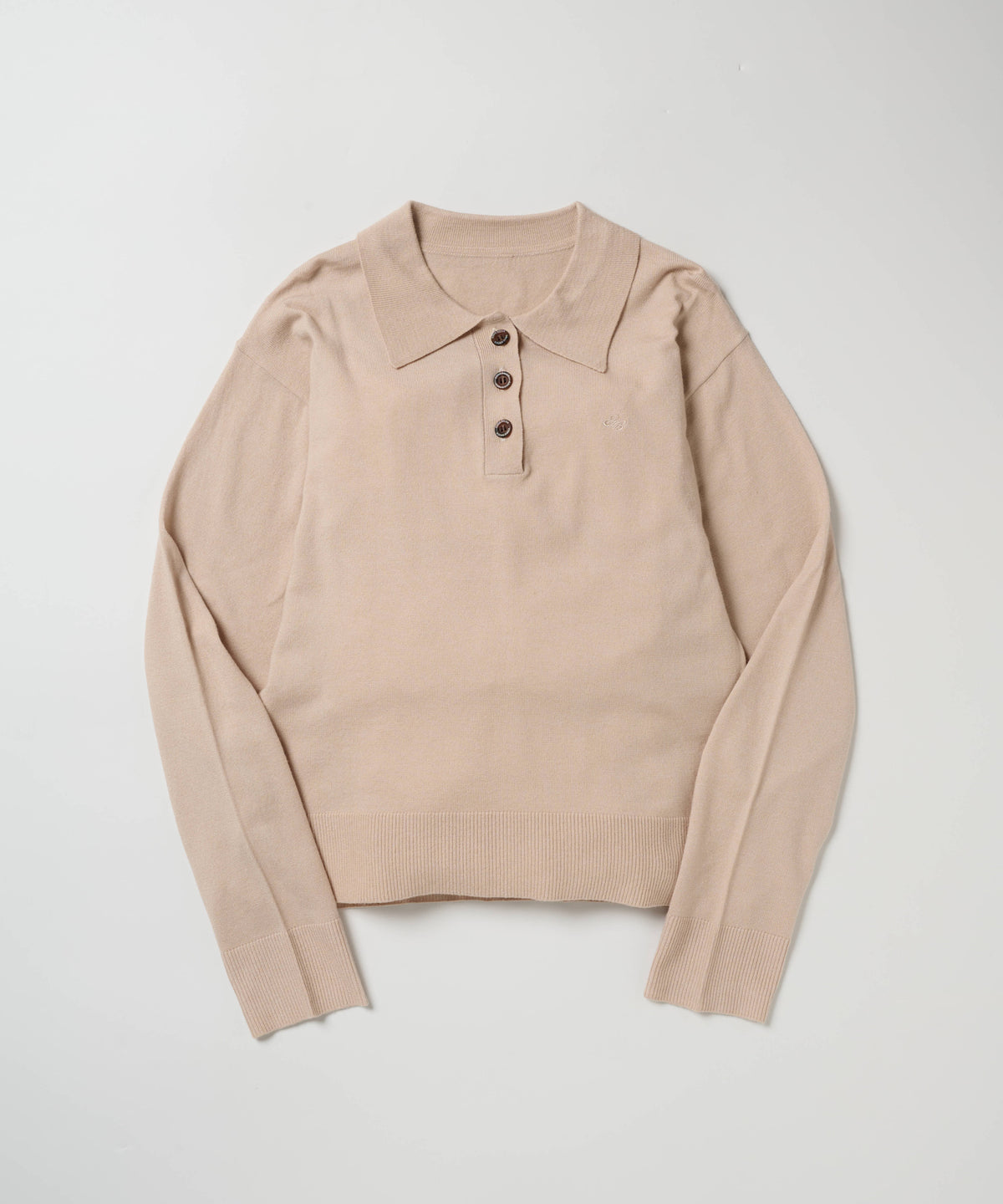 ニットポロプルオーバー/KNIT POLO PULLOVER