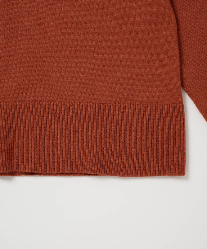 ニットポロプルオーバー/KNIT POLO PULLOVER