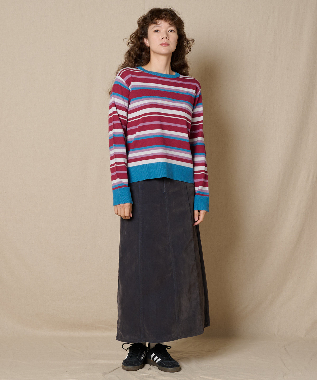 ソフトライン マルチボーダーニット/SOFTLINE MULTI BORDER KNIT