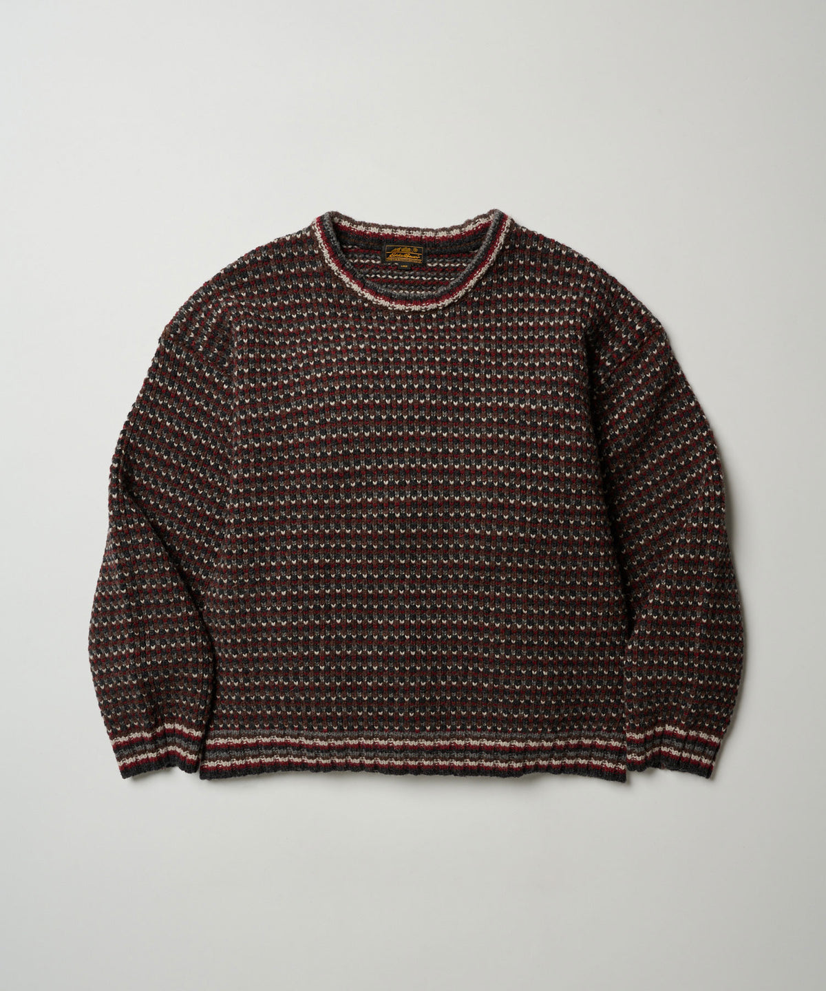 【予約】men's FUDGE×Eddie Bauer / ポップコーン セーター/POPCORN SWEATER