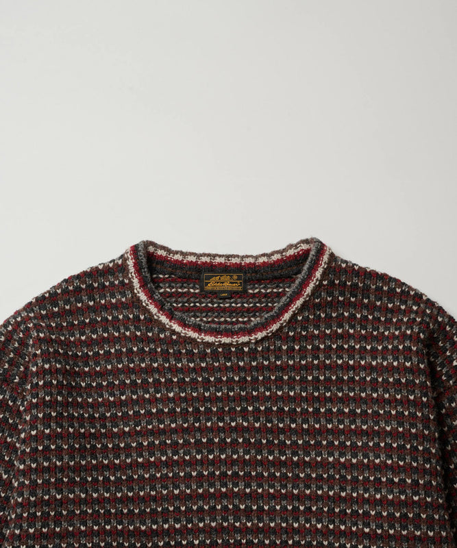 【予約】men's FUDGE×Eddie Bauer / ポップコーン セーター/POPCORN SWEATER