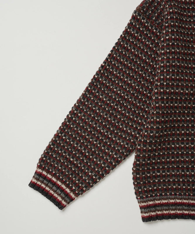【予約】men's FUDGE×Eddie Bauer / ポップコーン セーター/POPCORN SWEATER