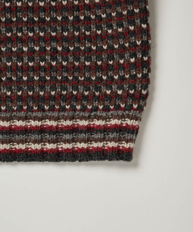 【予約】men's FUDGE×Eddie Bauer / ポップコーン セーター/POPCORN SWEATER