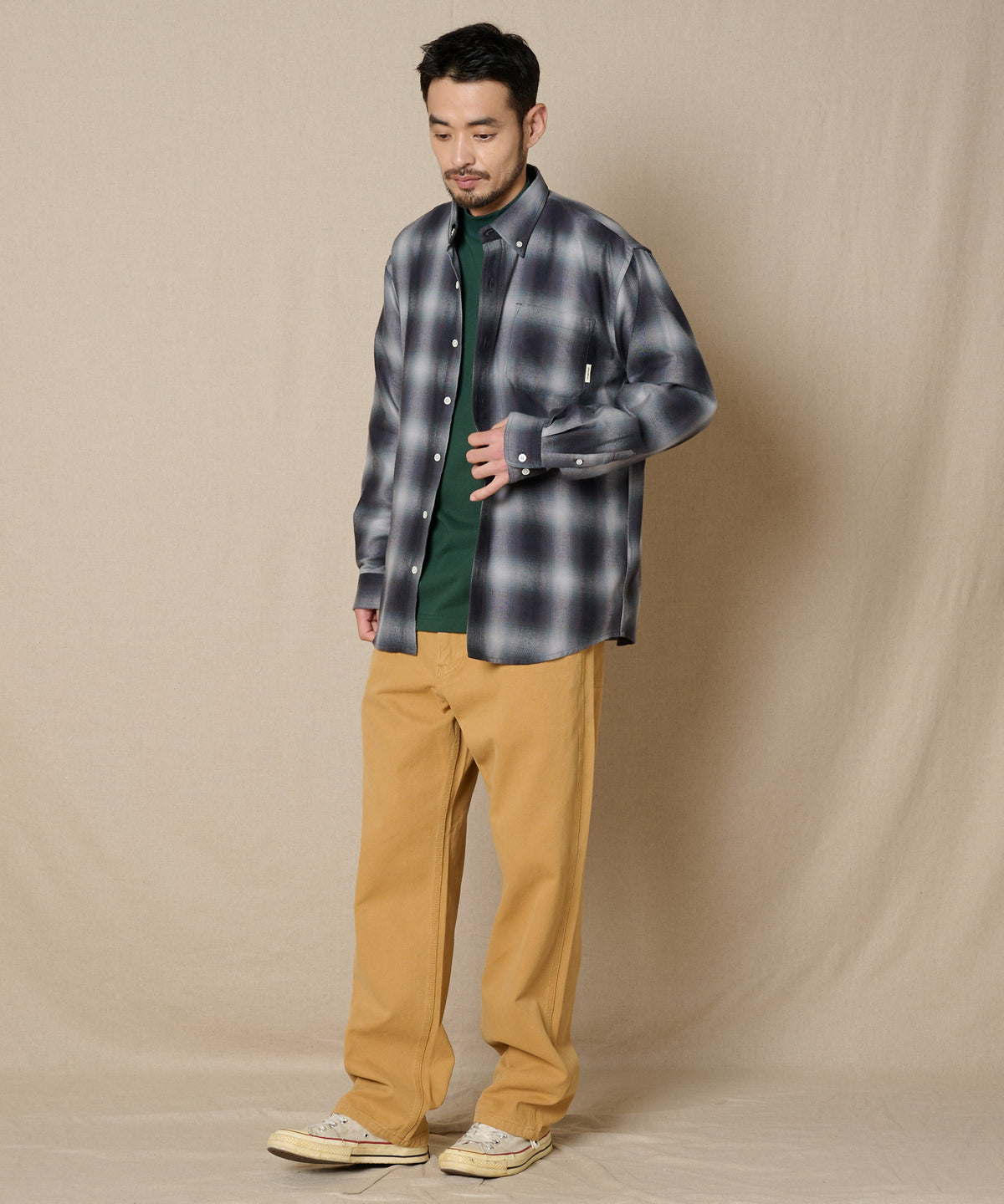エディーズクラシック長袖フランネルシャツ/L/S EDDIE'S CLASSIC FLANNEL SHIRT