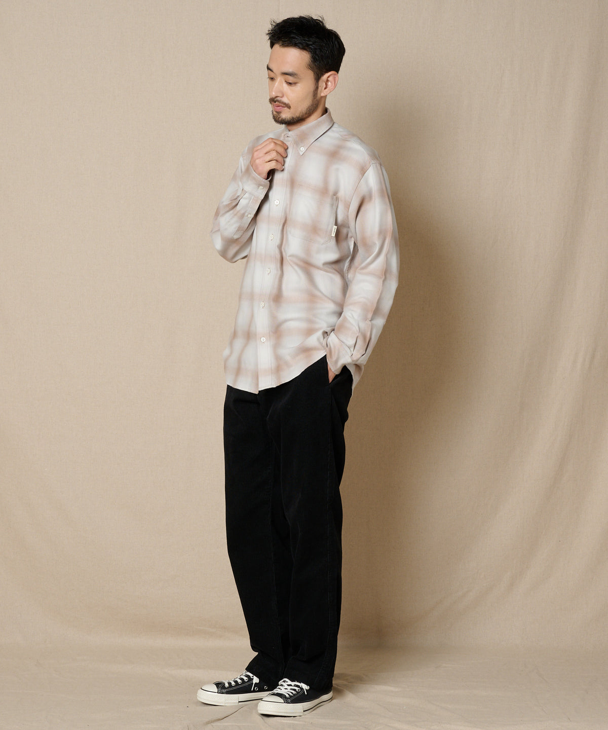 エディーズクラシック長袖フランネルシャツ/L/S EDDIE'S CLASSIC FLANNEL SHIRT