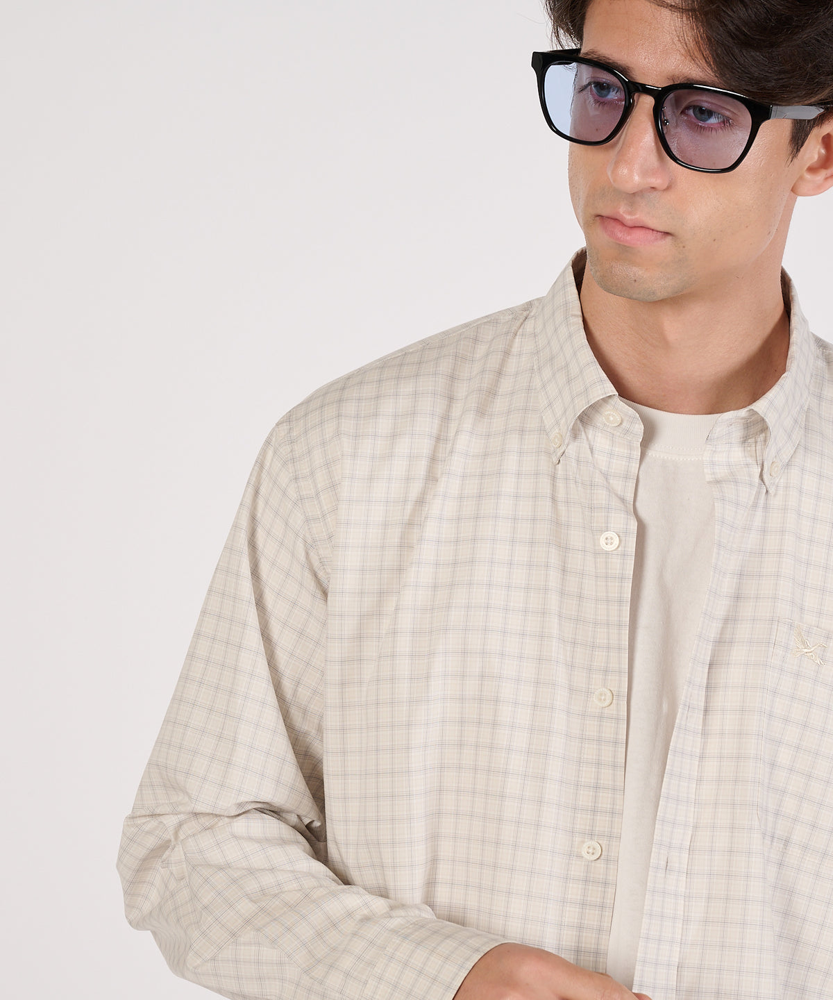 コットンチェックシャツ/TIDELANDS SHIRT