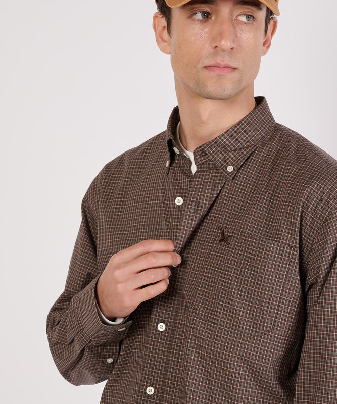 コットンチェックシャツ/TIDELANDS SHIRT