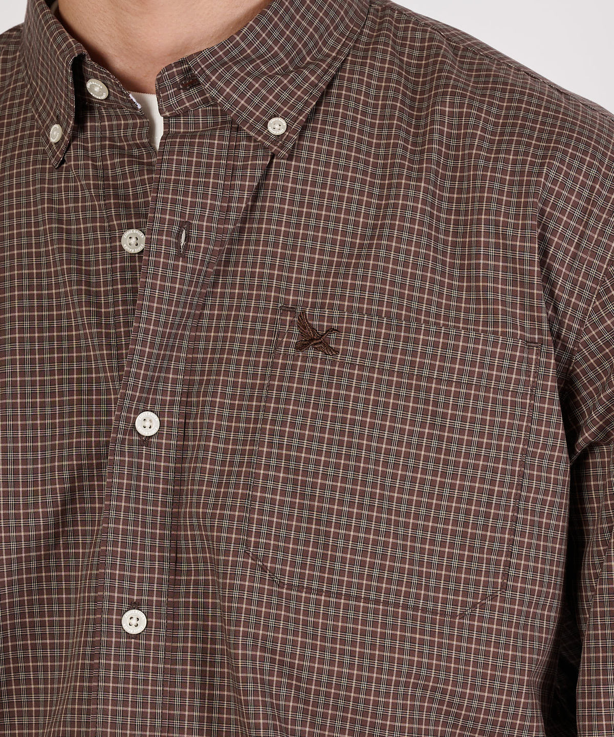 コットンチェックシャツ/TIDELANDS SHIRT