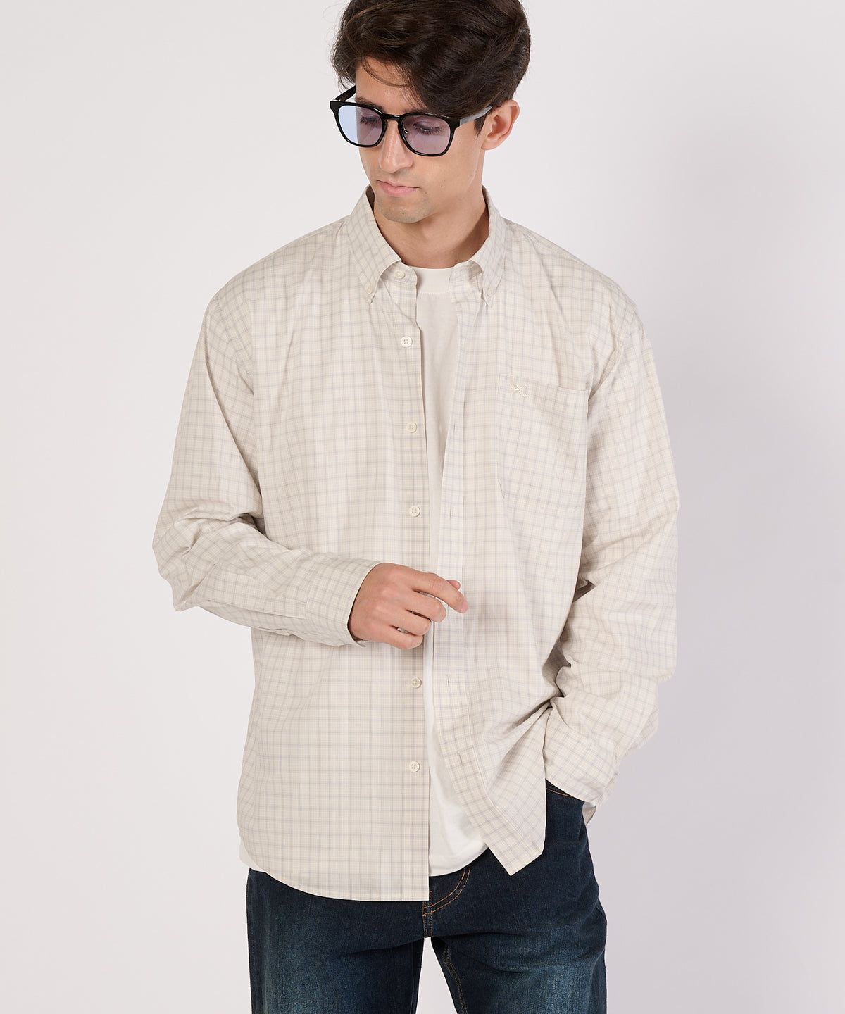 コットンチェックシャツ/TIDELANDS SHIRT