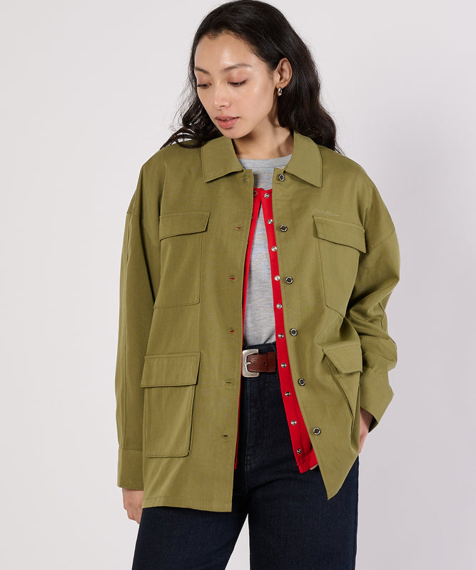 【通常配送】ユーティリティポケットシャツジャケット/UTILITY POCKET SHIRT JACKET