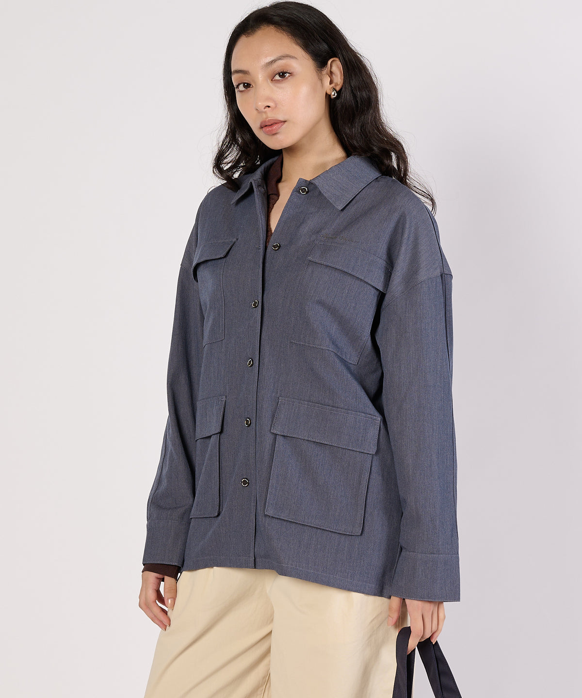 【通常配送】ユーティリティポケットシャツジャケット/UTILITY POCKET SHIRT JACKET