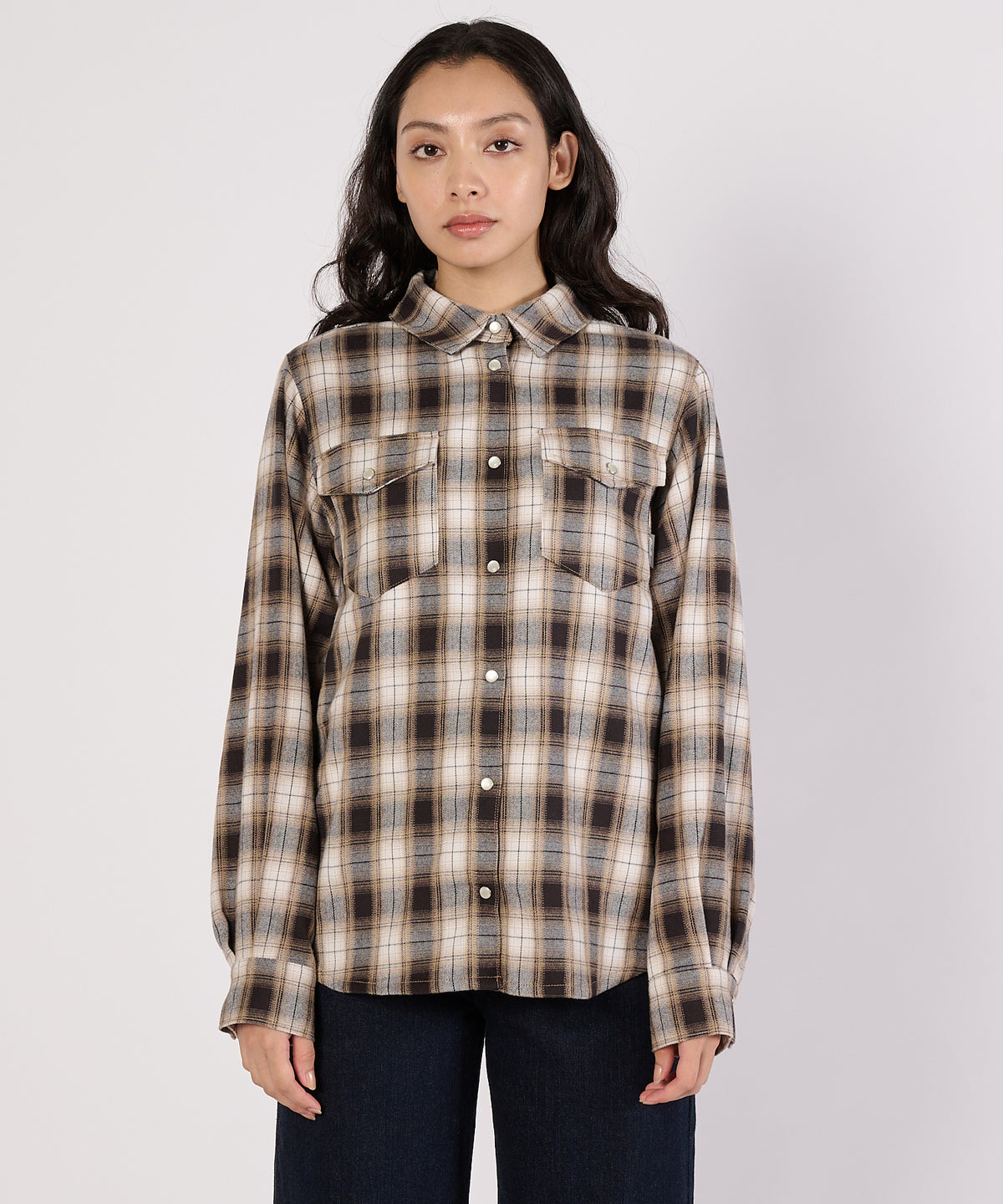 【通常配送】コジーキャリーオンプレイドシャツ/COZY CARRY ON PLAID SHIRT